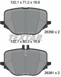 TEXTAR set placute frana, frana disc TEXTAR Q+ 2639001 (2639001)