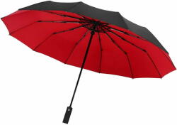 Northix Esernyő, Kompakt - 105 cm - Fekete / Piros