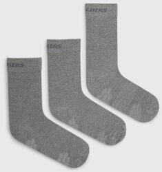 Skechers zokni (3 pár) szürke - szürke 39/42 - answear - 3 290 Ft