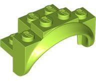 LEGO® 35789c34 - LEGO lime sárhányó 4 x 2 1/2 x 2 méretű (35789c34)