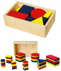 Viga Toys - Set Blocuri logice - figuri geometrice (56164)