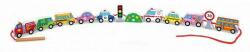 Viga Toys - Margele Mijloace de Transport , Pentru insirat (59851)