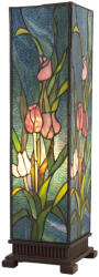 Clayre & Eef Veioza decorativa sticla polirasina Tiffany 17x17x58 cm (5LL-5749)