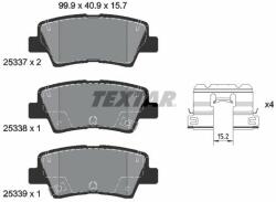 TEXTAR set placute frana, frana disc TEXTAR 2533709 (2533709)