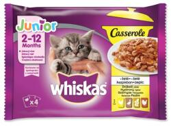 Whiskas hrana umeda pisici junioare selectie de pasare in aspic 4 x 85 g (pui/rata/pasare/curcan)