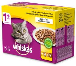Whiskas hrana umeda pisici adulte selectii de pasare in aspic 12 x 100 g