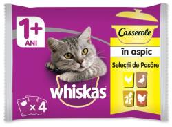 Whiskas hrana umeda pisici adulte selectii de pasare in aspic 4 x 85 g