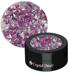 Crystalnails 3D rombusz díszítő flitter - Violet