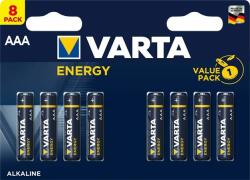 VARTA Elem, AAA mikro, 8 db, VARTA "Energy (VEEAAA8) - tutitinta