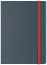 Leitz Gumis mappa, extra tasakkal, PP, A4, LEITZ "Cosy", bársonyszürke (E46190089) - tutitinta