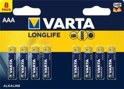 VARTA Elem, AAA mikro, 8 db, VARTA "Longlife (VELEAAA8) - tutitinta