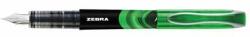 Zebra Töltõtoll, 0, 6 mm, ZEBRA "Fountain pen", zöld (TZ19674) - tutitinta