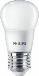 Philips LED izzó, E27, kisgömb, P45, 5W, 470lm, 2700K, PHILIPS "CorePro (PLED53) - tutitinta