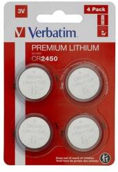 Verbatim Gombelem, CR2450, 4 db, VERBATIM "Premium (VECR24504) - tutitinta