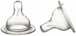 Canpol babies Tetine din silicon cu tăietură Canpol - Easy Start, Anticolic, 6+ luni, 2 bucăți (21/733c)