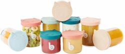 Babymoov Set de boluri de sticlă pentru mâncare Babymoov - ISY Bowls, 9 bucăți (A004315)