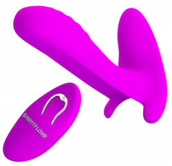 Pretty Love Stimulator Cuplu Remote Control 12 Moduri Vibratii Silicon USB Mov Vibrator