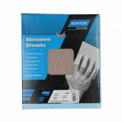 Norton Pro A275 No-Fil® csiszolópapír 230x280mm P280, 100 db/csomag (CT285742)