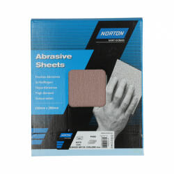 Norton Pro A275 No-Fil® csiszolópapír 230x280mm P400, 100 db/csomag (CT286134)
