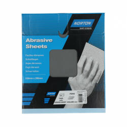 Norton Black Ice T417 vízálló csiszolópapír 230x280mm P2500, 50db/csomag (CTV65497)