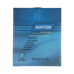 Norton Black Ice T417 vízálló csiszolópapír 230x280mm P400, 50db/csomag (CTV21191)