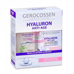 GEROCOSSEN Hyaluron Anti-age Crema Antirid De Zi 50 Ml + Apa Micelara 300 Ml Set