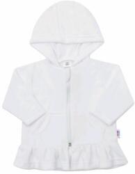 NEW BABY Plüss kapucnis pulóver New Baby Baby fehér - babyboxstore - 6 810 Ft