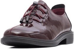 PASS Collection Pantofi eleganti dama, piele naturala lacuita, J9J900014 23-N, bordo