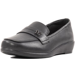 PASS Collection Pantofi casual dama, piele naturala, J9P751908-59 01-N, negru