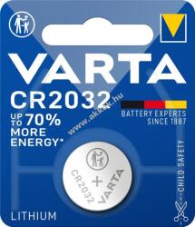 VARTA CR2032 (6032) lítium gombelem 1db/csomag 3V