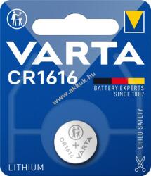VARTA Professional Electronics CR1616 (6616) gombelem 3V 1db/csomag Lithium