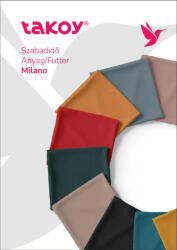 Takoy Mintakönyv - Egyszínű szabadidő anyag /futter Milano