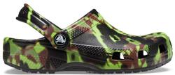 Crocs Kids Classic Spray Camo Clog K Gyerek papucs (208305-001 J3)