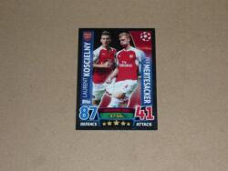 PANINI 2015-16 Topps UEFA Champions League Match Attax Defensive Duo #18 Laurent Koscielny - Per Mertesacker