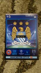 PANINI 2014-15 Panini Adrenalyn XL UEFA Champions League Club Badge #19 Manchester City FC