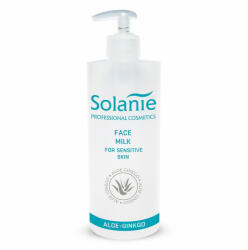 Solanie Lapte demachiant fara parfum pentru ten sensibil Aloe Ginkgo 500ml (SO20101)