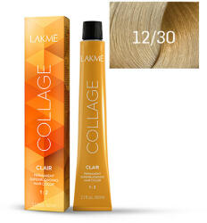 LAKMÉ COSMETICS Vopsea de par permanenta 12/30 blond special auriu Collage Clair 60ml (8429421299817)