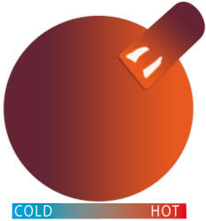 Cupio Gel termic fara hemma Aubergine-Orange 5ml (14322)