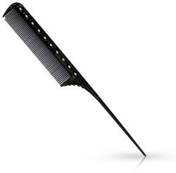 YS PARK Pieptan cu codita pentru sectionare 101 - negru (4981104355974)