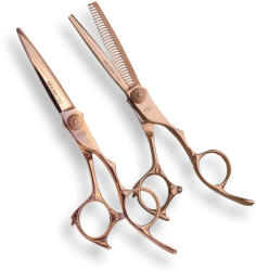 Akashi Set de foarfeci tuns+filat R60RG+RM60RG Super Cut Set 6/60 (SC-SET6/60)