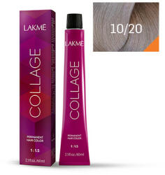 LAKMÉ COSMETICS Collage Vopsea de par permanenta 10/20 blond platinat violet 60ml (8429421299428)