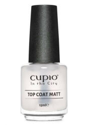 Cupio Finish mat pentru oja clasica Top Coat Matt In the City 15ml (8530)