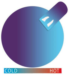 Cupio Gel termic fara hemma Violet-Turquoise 5ml (7636)