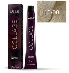 LAKMÉ COSMETICS Vopsea de par permanenta 10/00 blond platinat Collage 60ml (8429421299411)