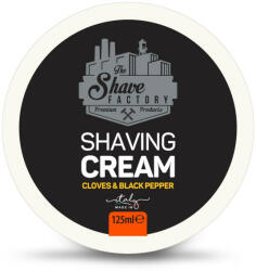The Shave Factory Crema de ras pentru barbati Cloves&Black Pepper 125ml (8040302410974)