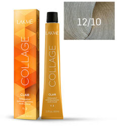 LAKMÉ COSMETICS Vopsea de par permanenta 12/10 blond special cenusiu Collage Clair 60ml (8429421299824)