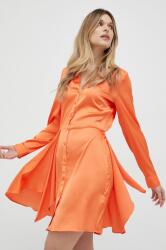 GUESS ruha AYLA narancssárga, mini, egyenes, W2BK83 WF1T2 - narancssárga M - answear - 38 990 Ft