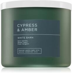 Bath & Body Works Cypress & Amber lumânare parfumată 411 g