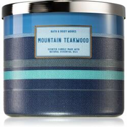 Bath & Body Works Mountain Teakwood lumânare parfumată I. 411 g