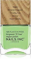 Nails Inc. Nails Inc. Vegan Nail Polish lac de unghii cu rezistenta indelungata culoare Easy Being Green 14 ml